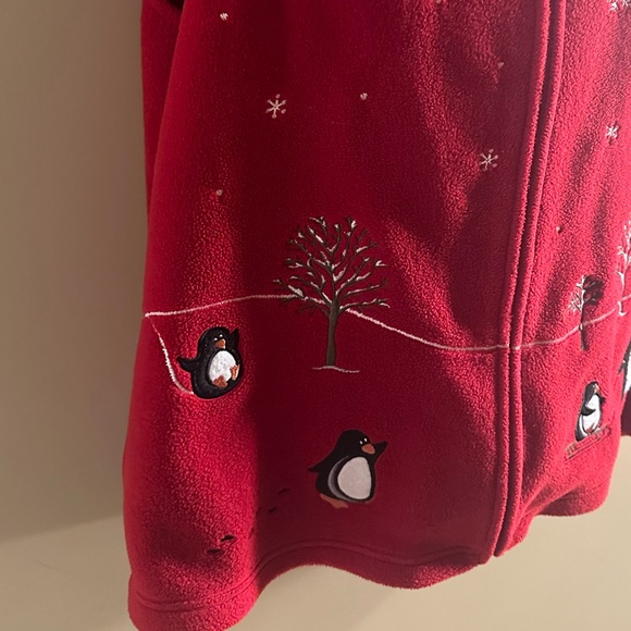 Super Cute Vintage Northern Reflection Fleece Penguin Vest - Picture 3 of 6